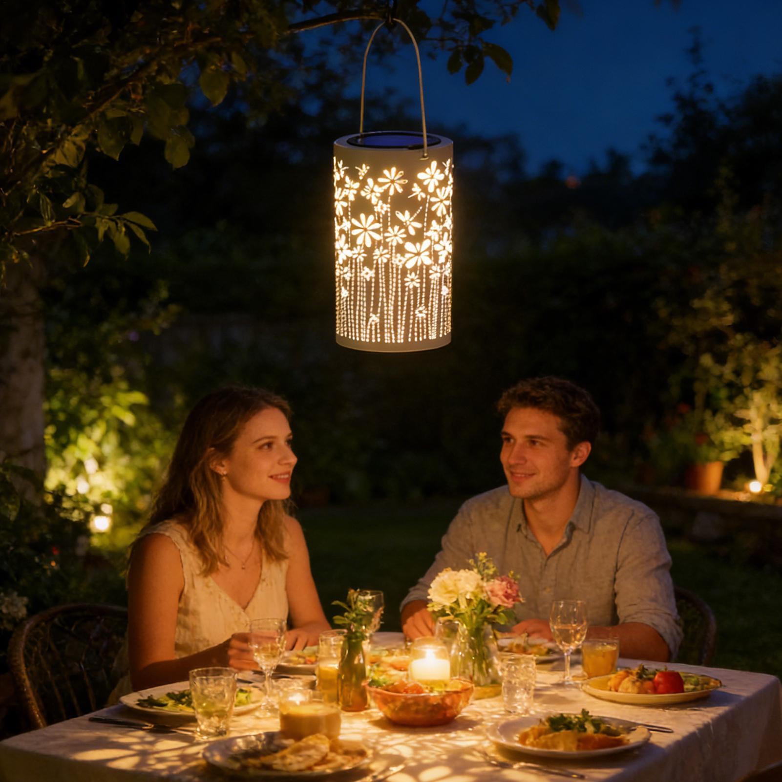 Yard Lighting Decor - Buitenlantaarns voor veranda Waterdichte bloemlampen Decoraties