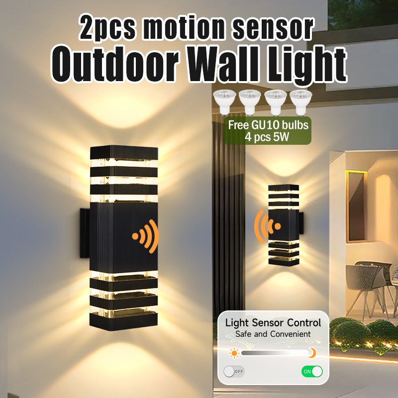 Foyer Lighting Wall Decor - Sensorlicht Buitenwandlamp GU10 Wanddecoratie Verlichting Binnen