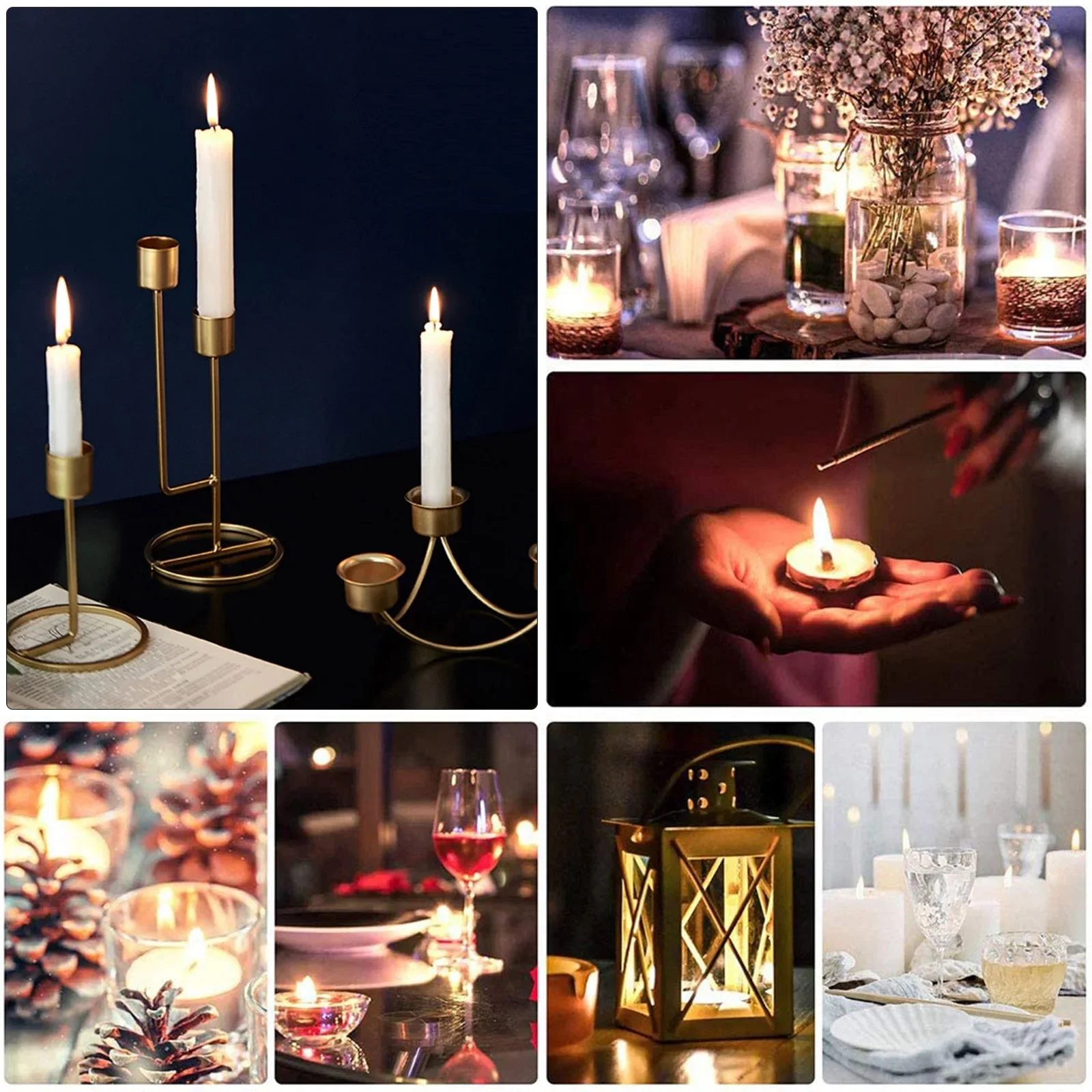 Home Decor Lighting Brands - Accessoires Kandelaar Metaal Decoratief inzetstuk Metaal