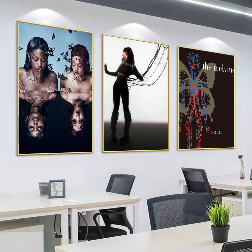 Nova Decor & Lighting Juletrelys - Band N-Nova T-Twins Parasieten Vlinders Poster