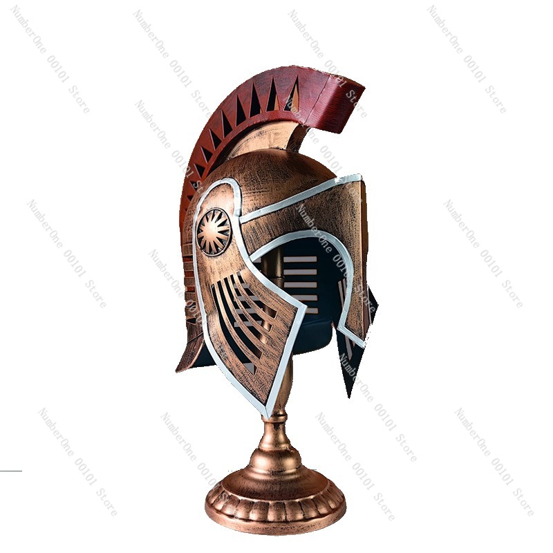 Lighting Decor Photos - Europese lichte luxe krijgerhelm vintage smeedijzeren