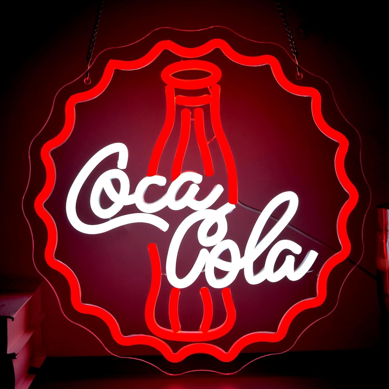 Restaurant Lighting Decoration - Cola Neon Sign Art Wandlamp USB