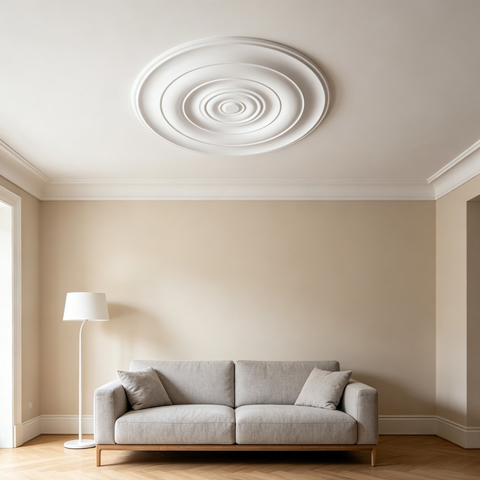 Lightings Decoration - Ronde plafondmedaillon Europese design PU plafondornament