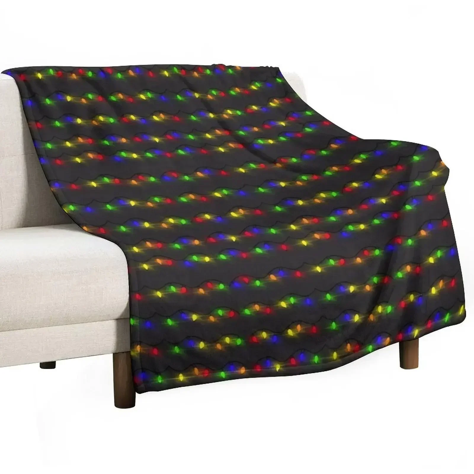 Home Decor Lighting Brands - Twinkling Christmas Lights Throw Blanket kerstdecoratie