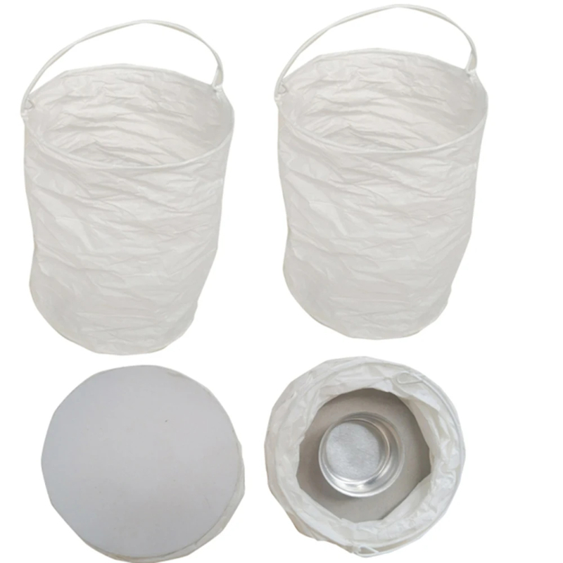 Outdoor Lighting Wedding Decor - 4 stks DIY Witte Rechte Papieren