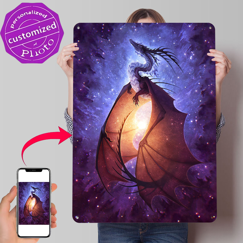 Nova Decor & Lighting Juletrelys - Nova 3D textuur metalen poster op