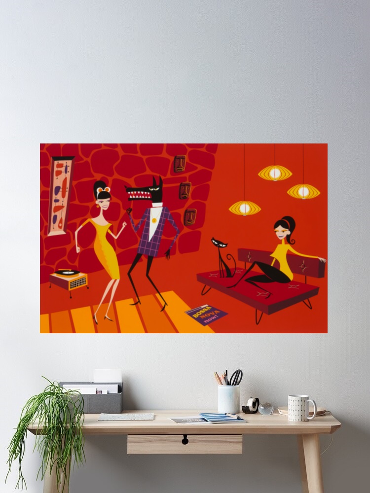 Nova Decor & Lighting Juletrelys - Josh Agle Bossa Nova nu foto