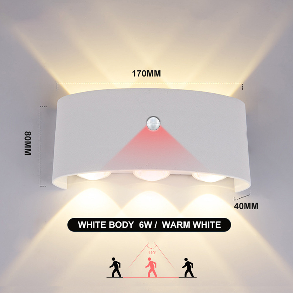 Foyer Lighting Wall Decor - Pir Motion Sensor Wandlamp AC85-265V Waterpoof