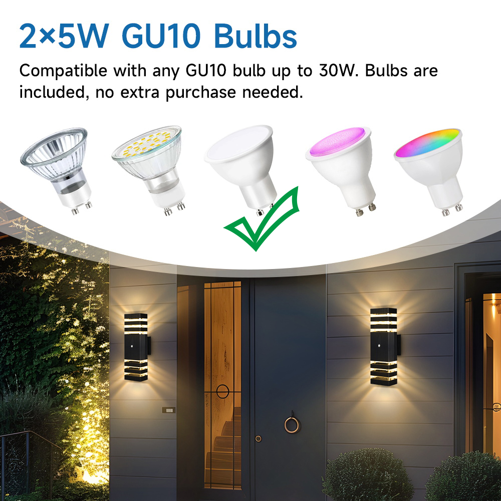 Sensorlicht Buitenwandlamp GU1 - Foyer Lighting Wall Decor recensie en prijs