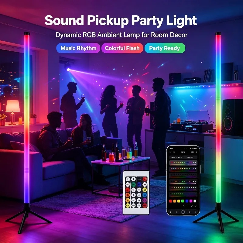 2-pack RGB LED hoeklamp, 120 c - Decor Lighting Floor Lamps recensie en prijs