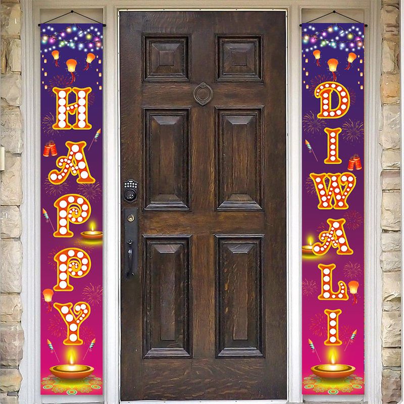 VIKAMA Happy Diwali Deurbanner - Lighting Decoration For Diwali recensie en prijs