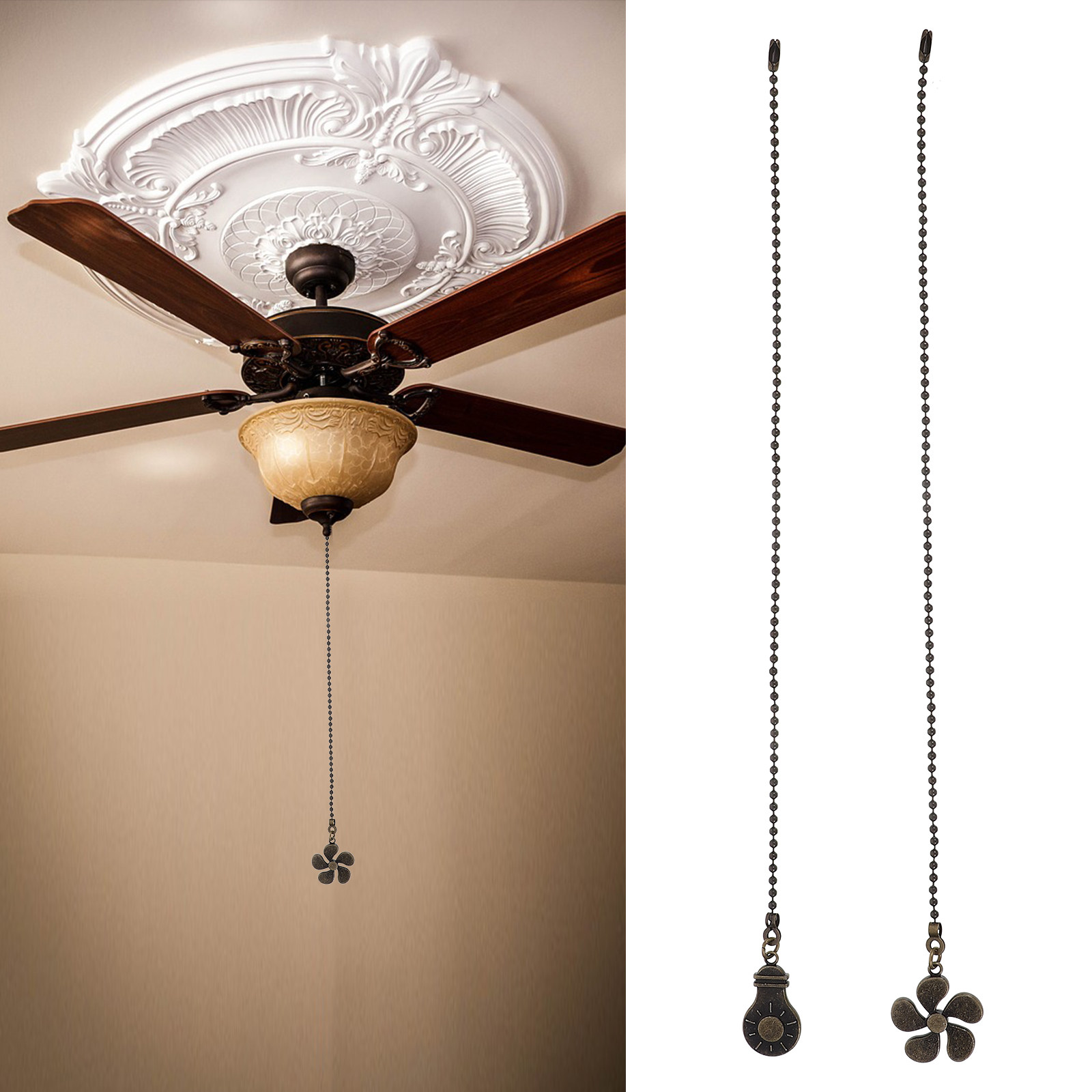 2 stuks plafondventilatorhange - Decor Lighting Ceiling Fans recensie en prijs