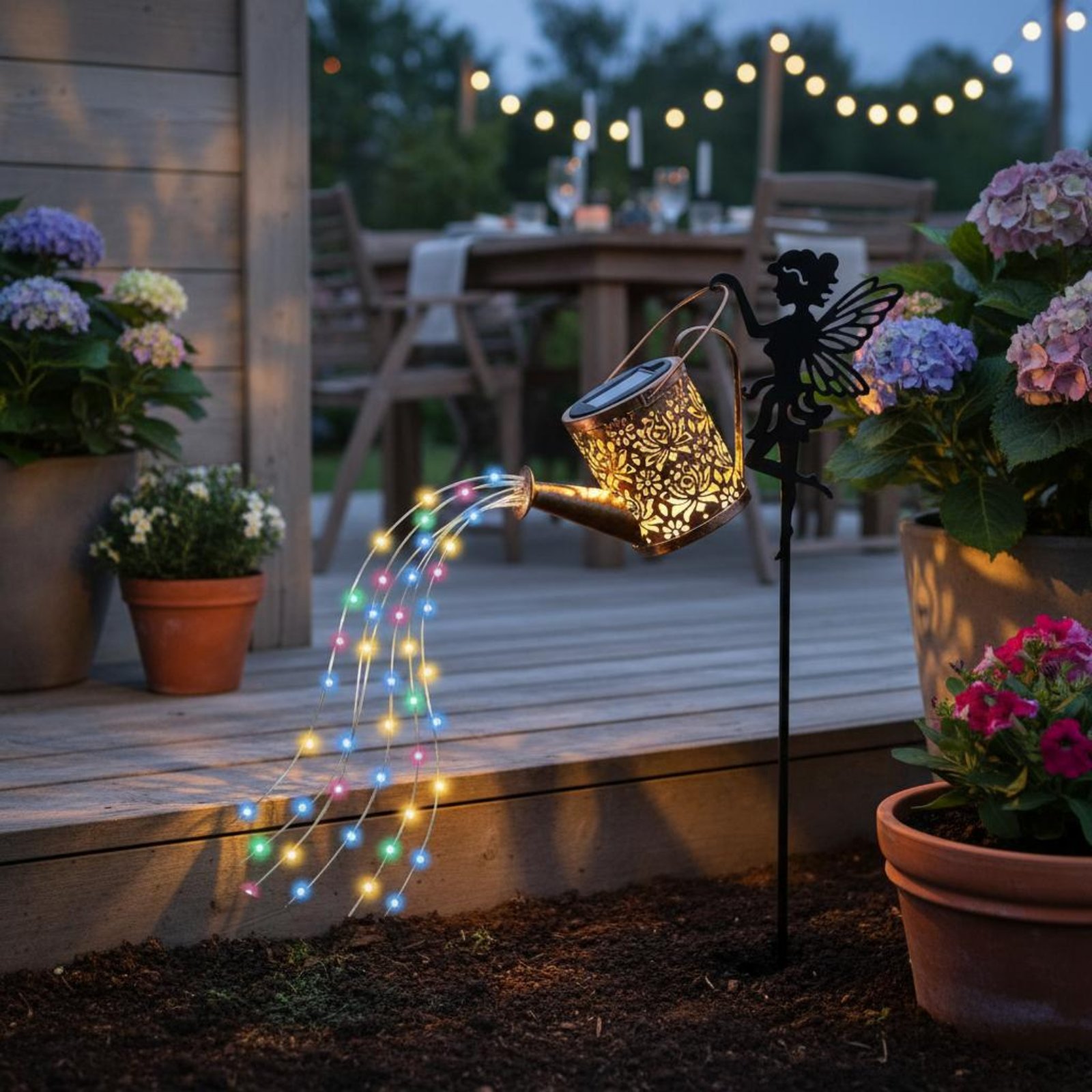 Solar Fairy Gieter Licht Decor - Yard Lighting Decor recensie en prijs