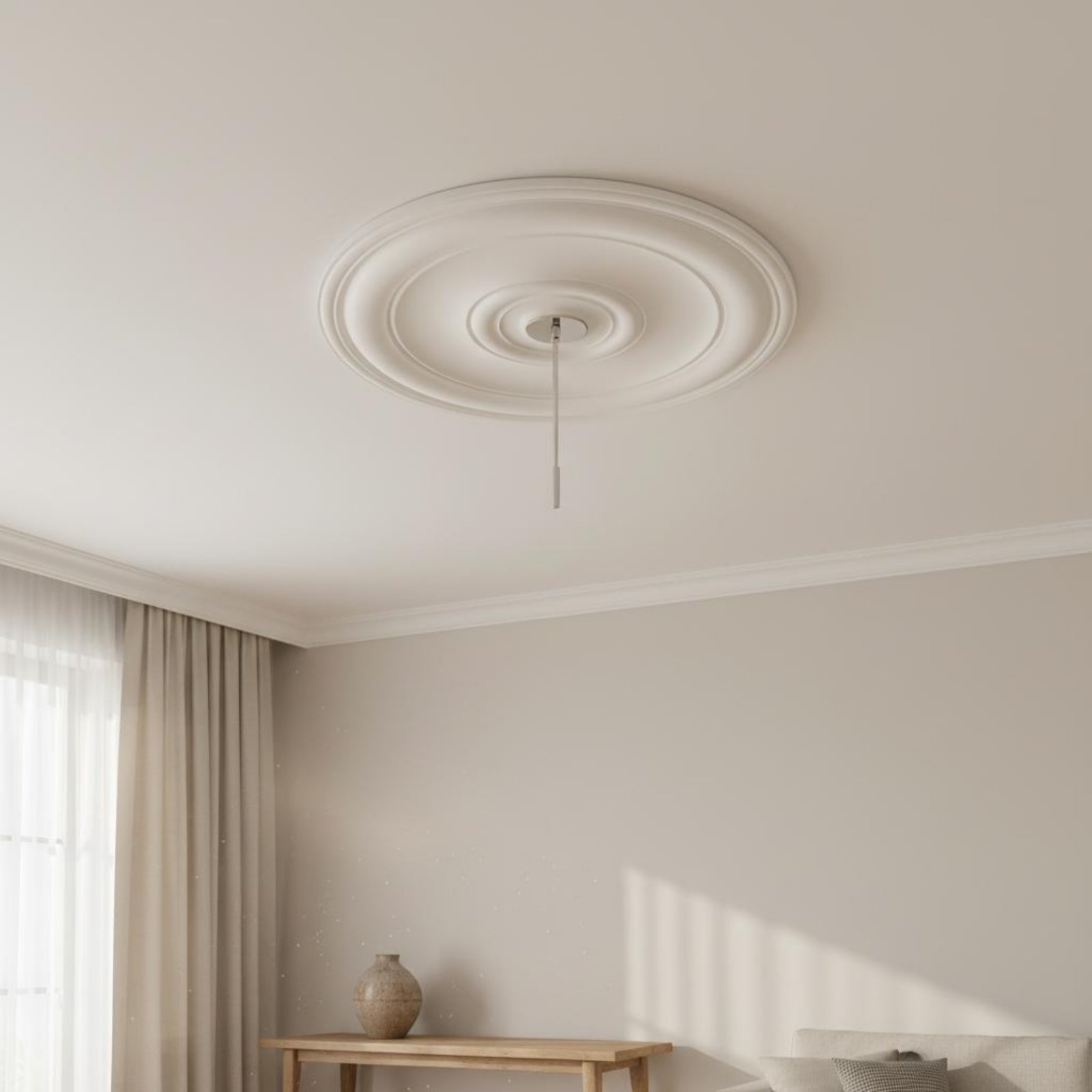 Ronde plafondmedaillon Europes - Lightings Decoration recensie en prijs