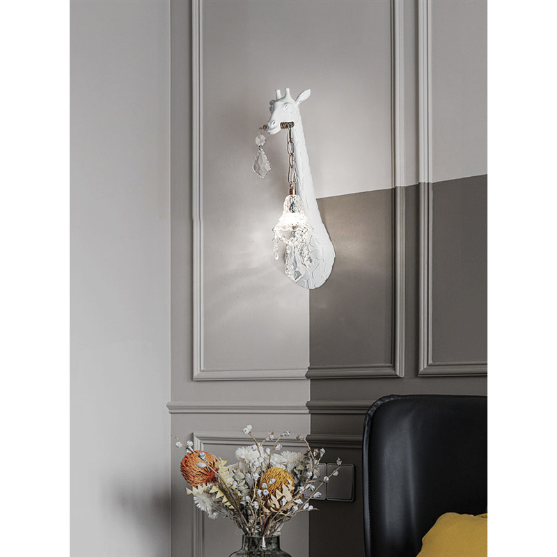 Moderne Creatieve Hars Giraffe - Foyer Lighting Wall Decor recensie en prijs