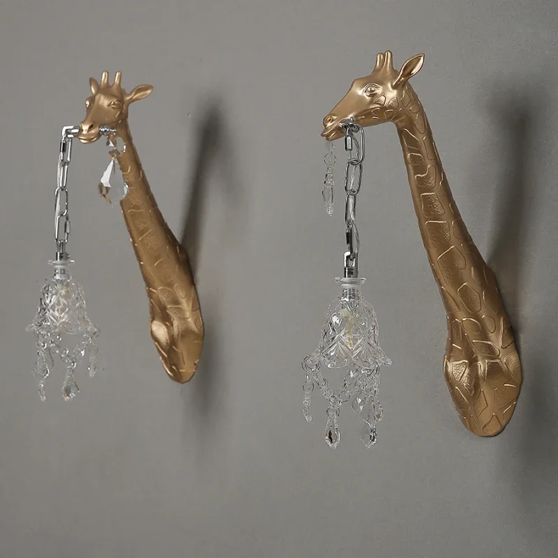 Moderne Creatieve Hars Giraffe - Foyer Lighting Wall Decor recensie en prijs
