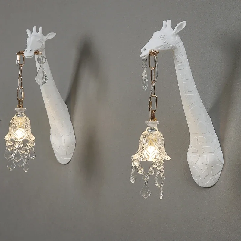 Moderne Creatieve Hars Giraffe - Foyer Lighting Wall Decor recensie en prijs