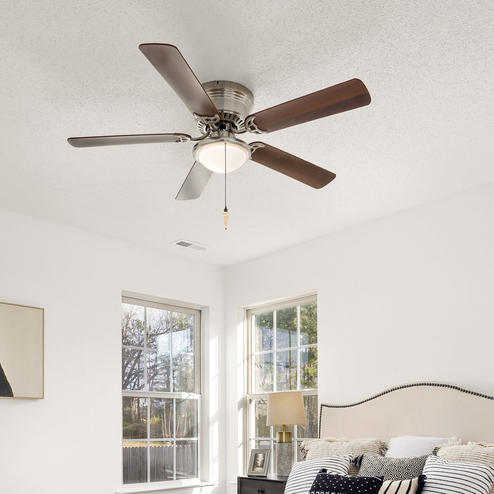 Glazen en metalen ventilator-t - Decor Lighting Ceiling Fans recensie en prijs