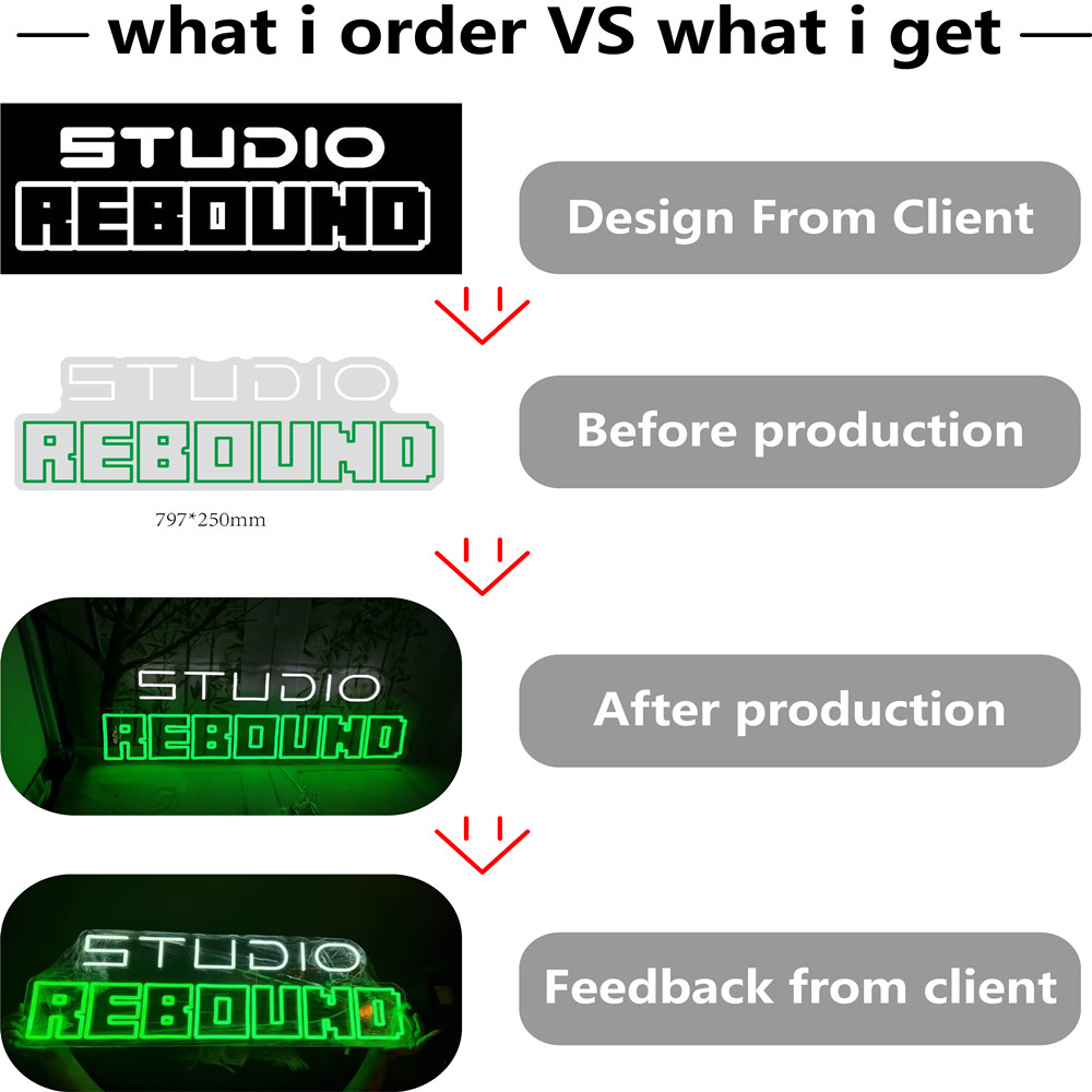 Aangepaste LED-neonreclame voo - Neon Sign Custom Led recensie en prijs