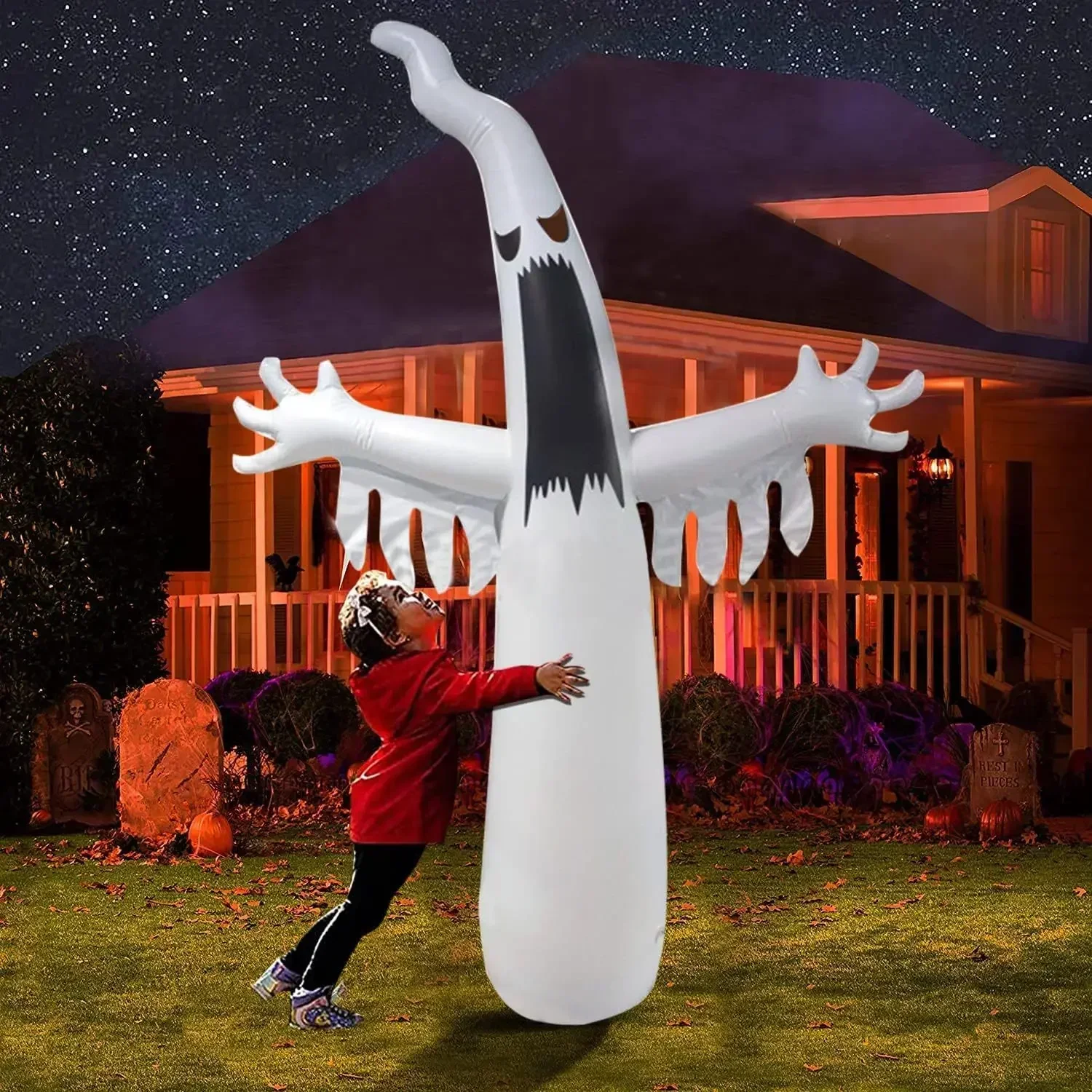 Halloween Opblaasbare Enge Spo - Outdoor Lighting Wedding Decor recensie en prijs
