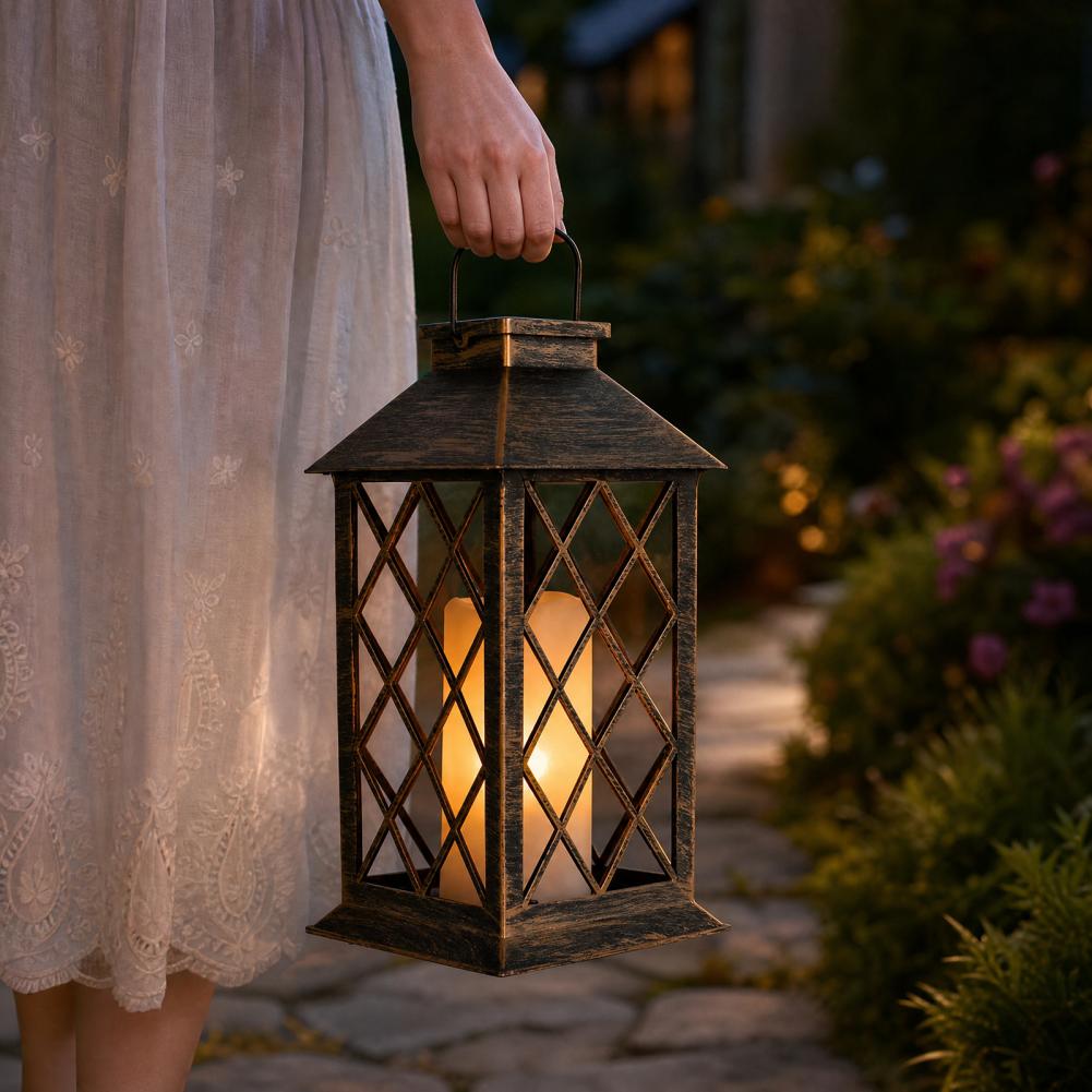 Retro zonnelantaarn, zonne-ene - Yard Lighting Decor recensie en prijs