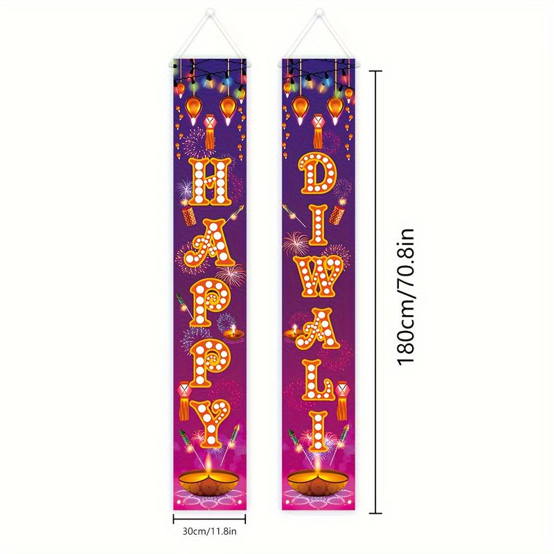 VIKAMA 2 stuks Happy Diwali De - Lighting Decoration For Diwali recensie en prijs