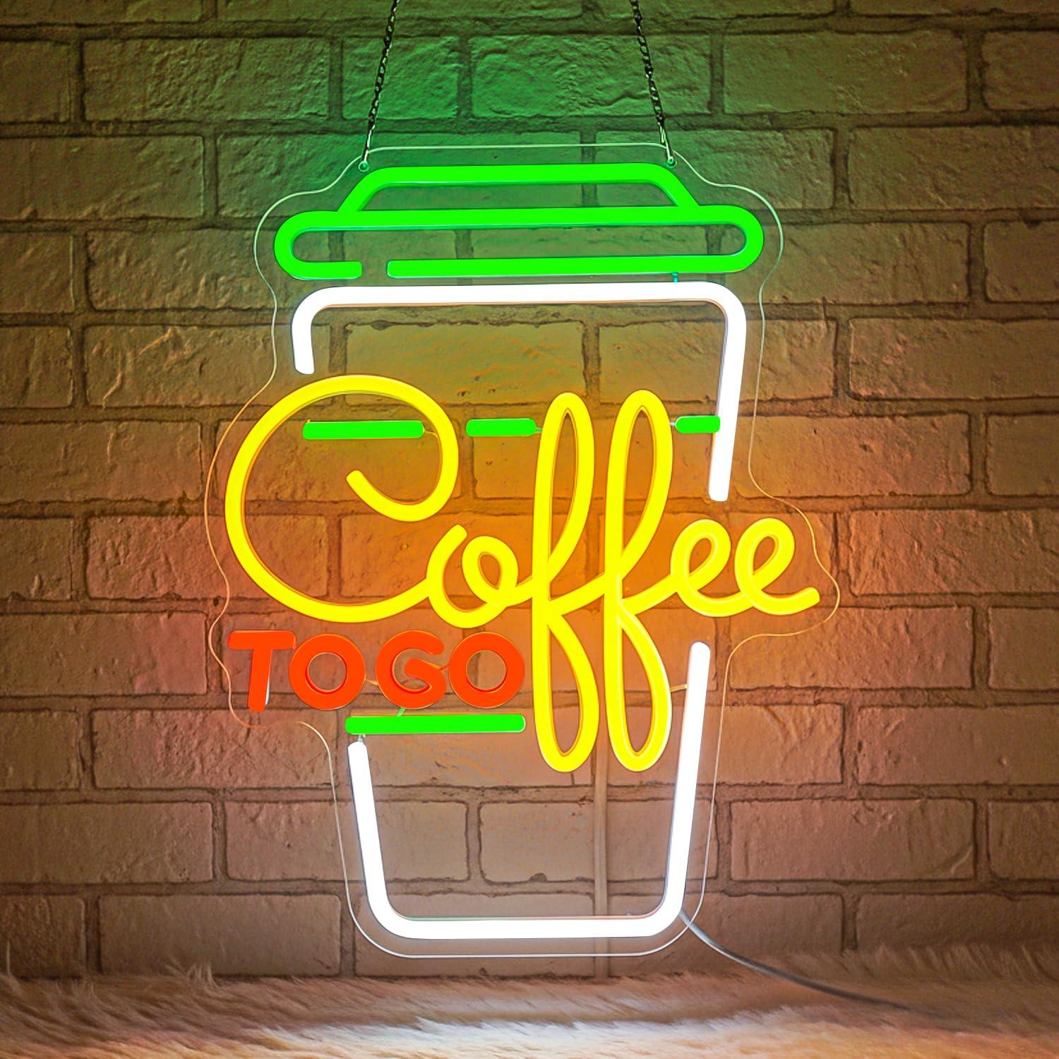 Koffie Neon Sign USB dimbare L - Restaurant Lighting Decoration recensie en prijs
