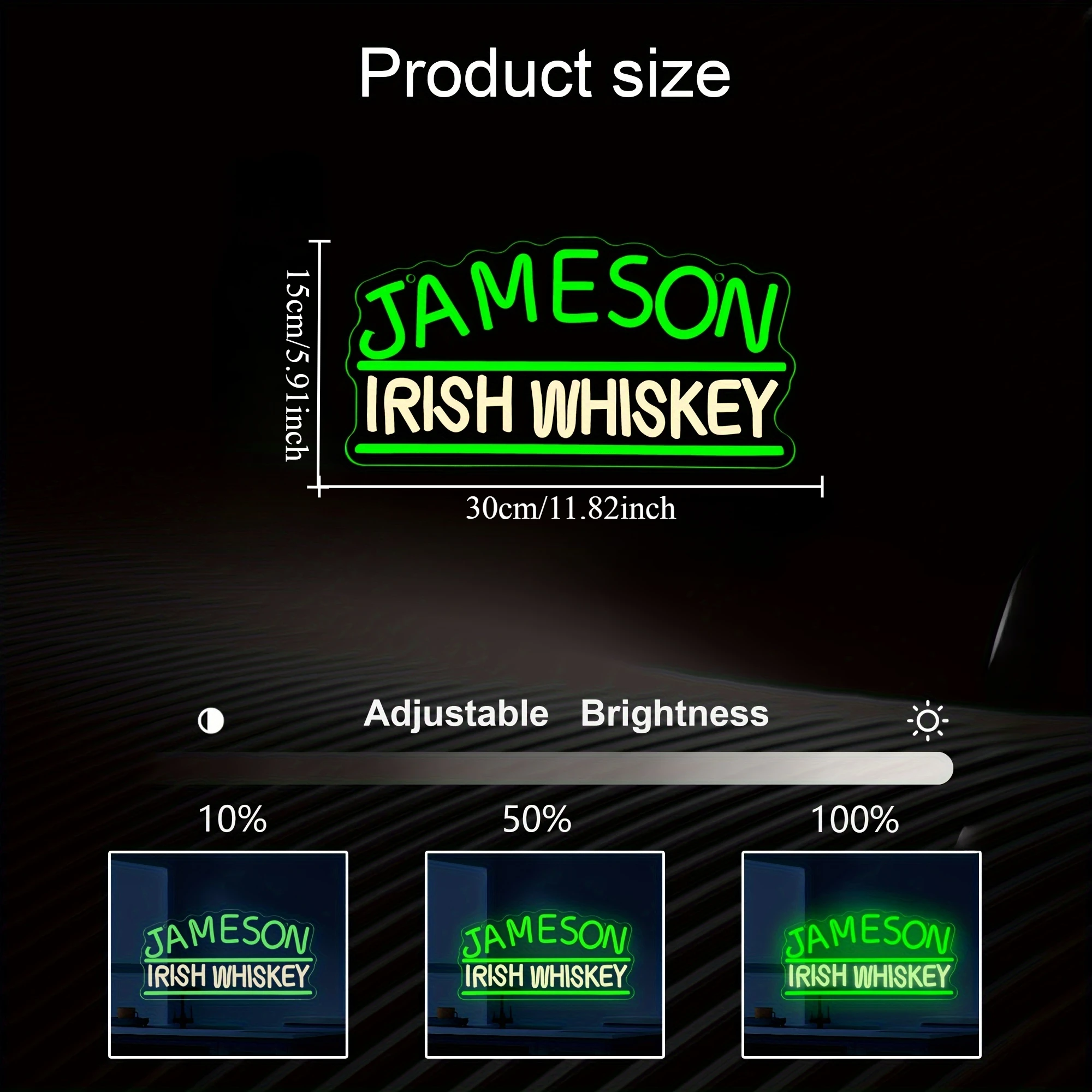 Jameson Irish Whiskey Merklogo - Home Decor Lighting Brands recensie en prijs