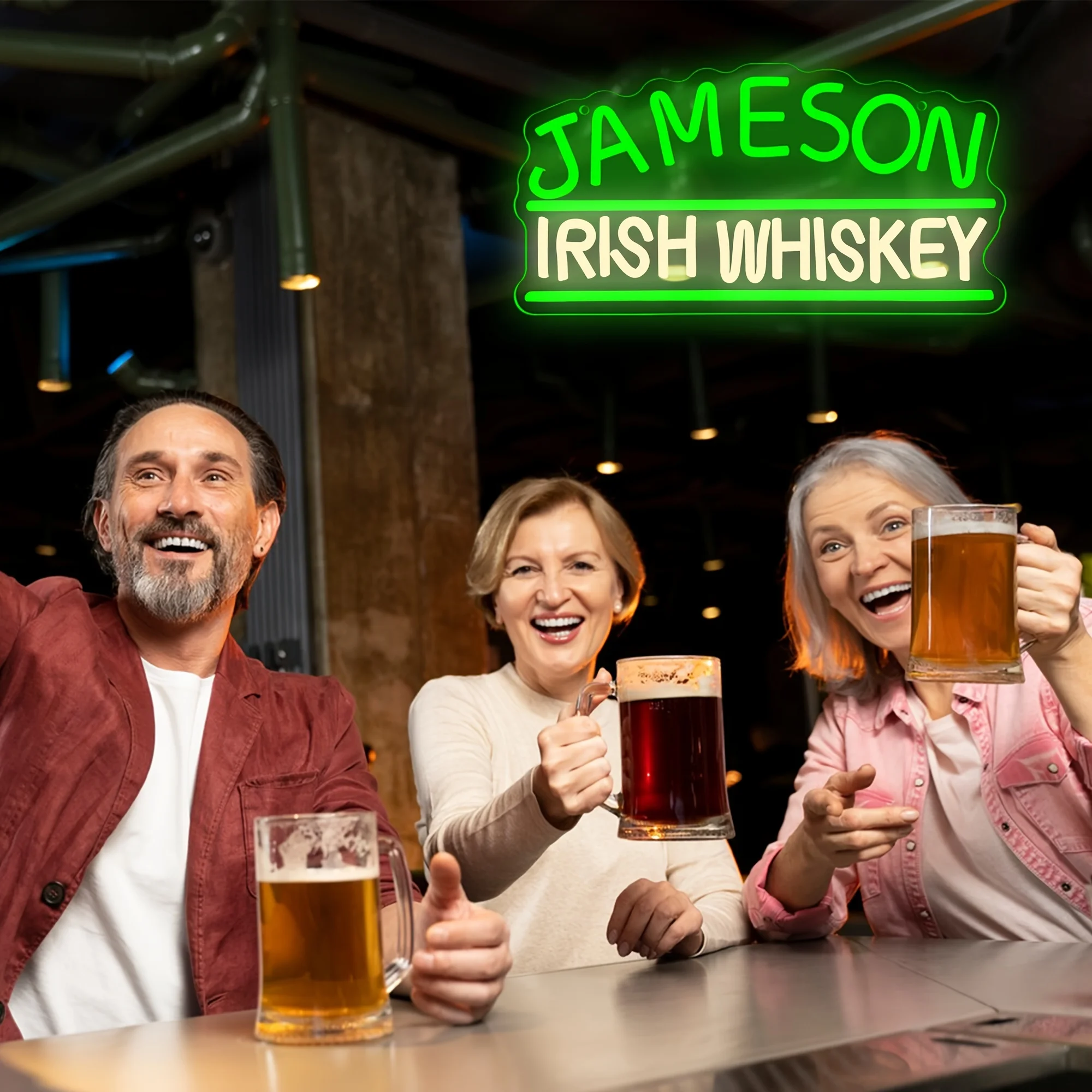 Jameson Irish Whiskey Merklogo - Home Decor Lighting Brands recensie en prijs