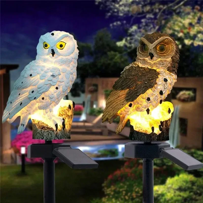 Solar Owl Statue Garden Light  - Yard Lighting Decor recensie en prijs
