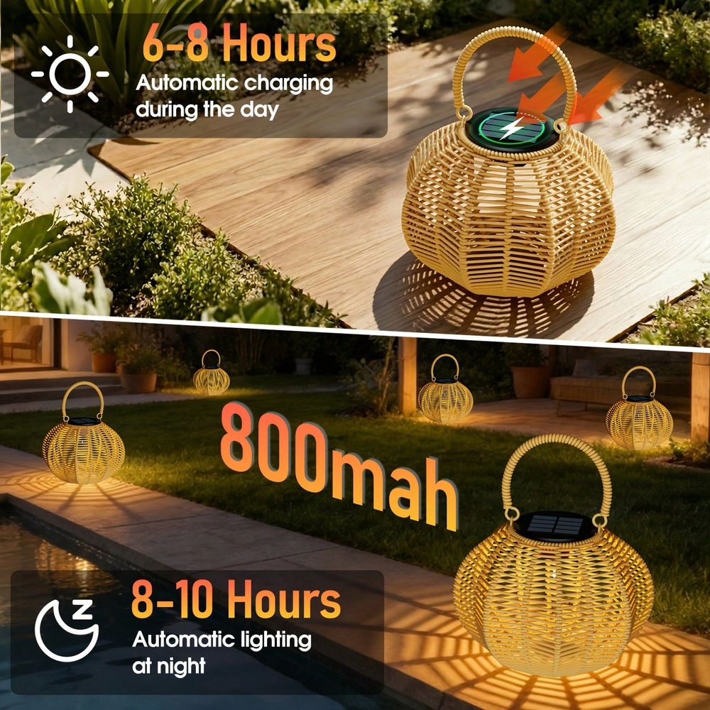 Rotan zonne-omgevingslicht voo - Outdoor Lighting Wedding Decor recensie en prijs