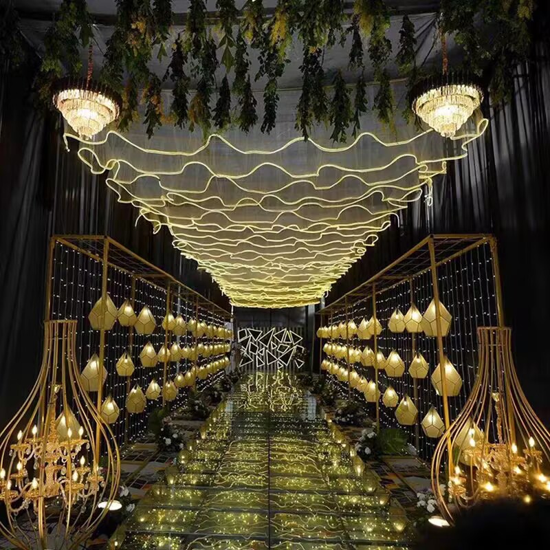 Bruiloft plafonddecoratie buit - Outdoor Lighting Wedding Decor recensie en prijs