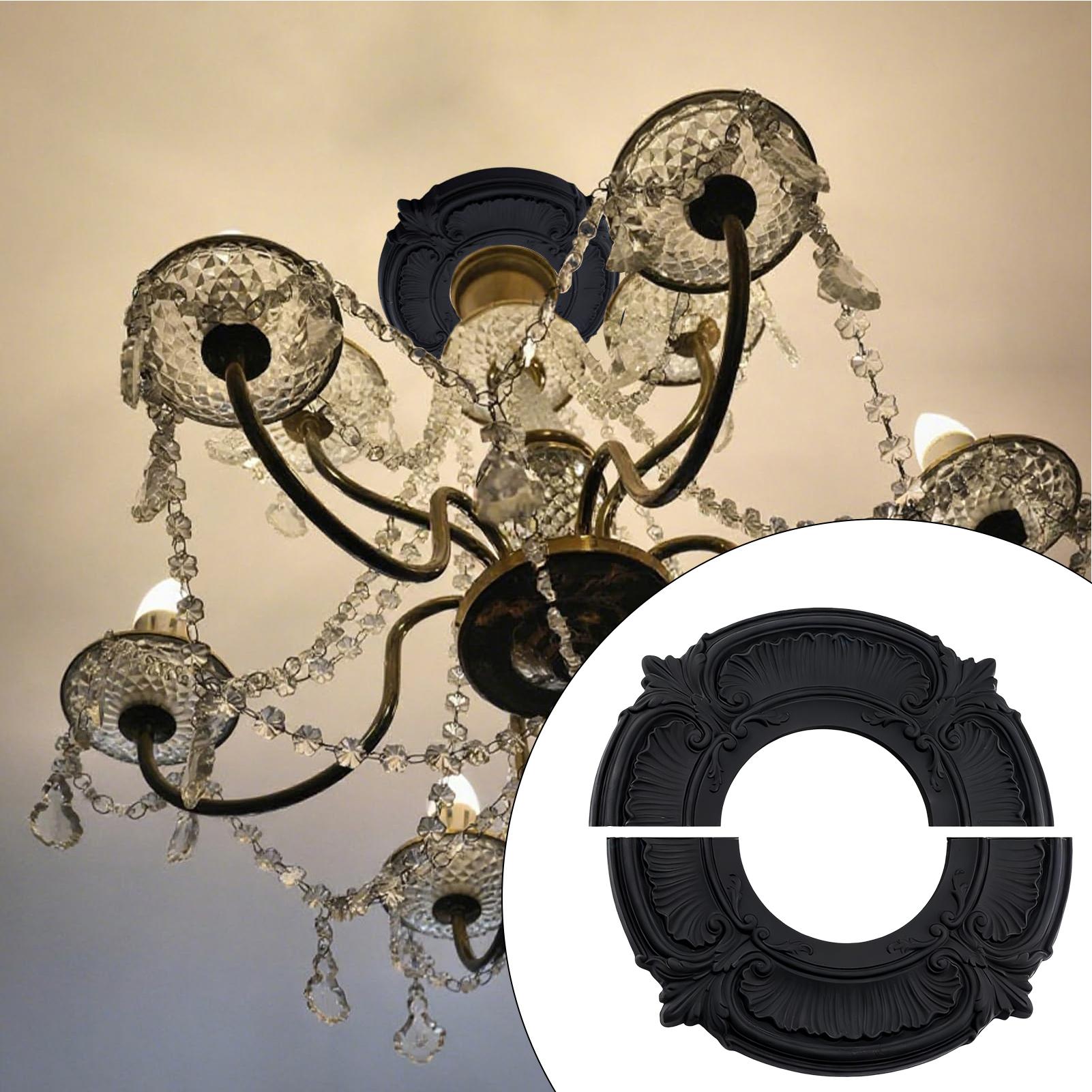 Zwart split-plafondlamp medail - Decor Lighting Ceiling Fans recensie en prijs