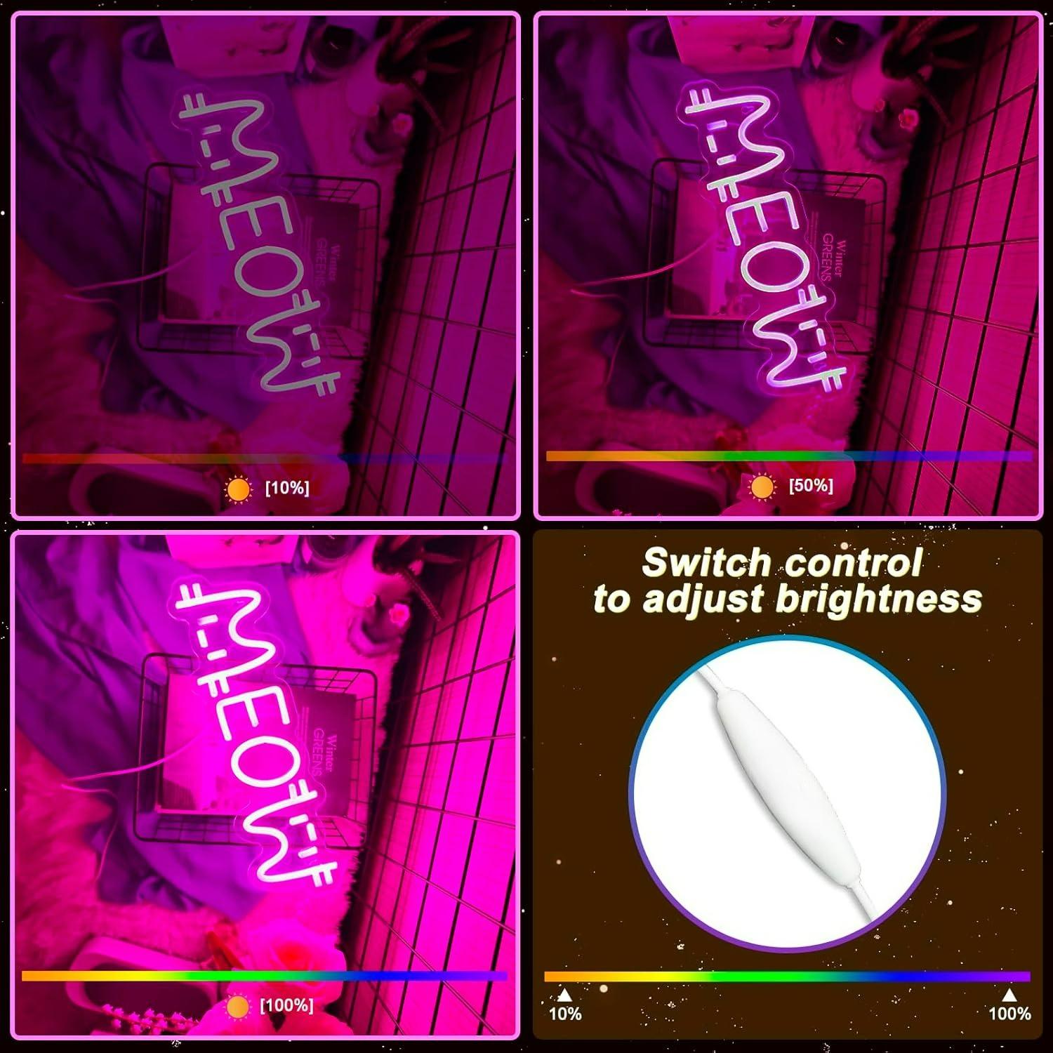 Miauw Neonbord Kat USB-aangedr - Restaurant Lighting Decoration recensie en prijs