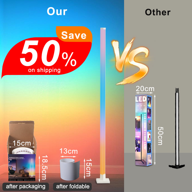 RGB dimbare slimme staande LED - Decor Lighting Floor Lamps recensie en prijs