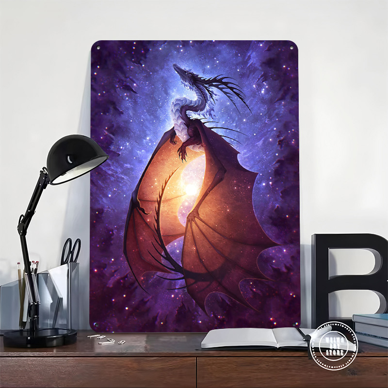 Nova 3D textuur metalen poster - Nova Decor & Lighting Juletrelys recensie en prijs