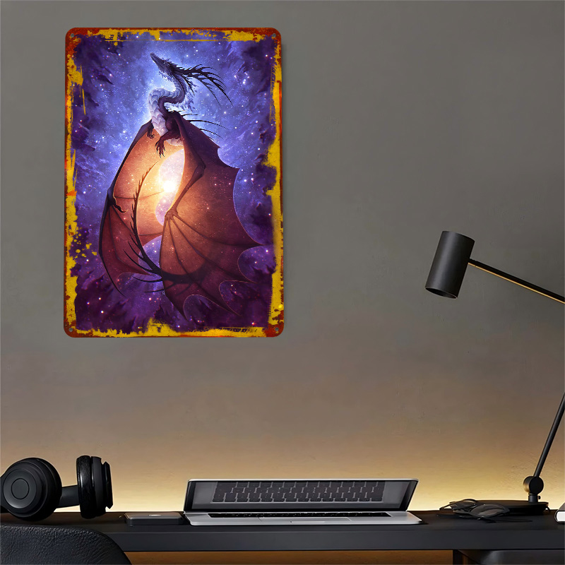 Nova 3D textuur metalen poster - Nova Decor & Lighting Juletrelys recensie en prijs