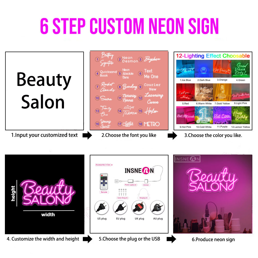 Op maat gemaakte LED neonborde - Neon Sign Custom Led recensie en prijs