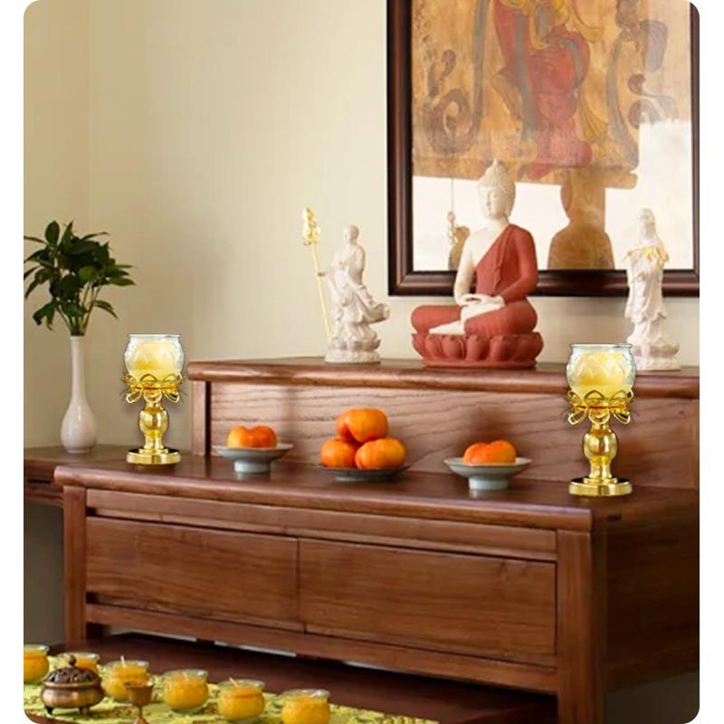 2 stuks houders lotus gouden D - Lighting Decoration For Diwali recensie en prijs