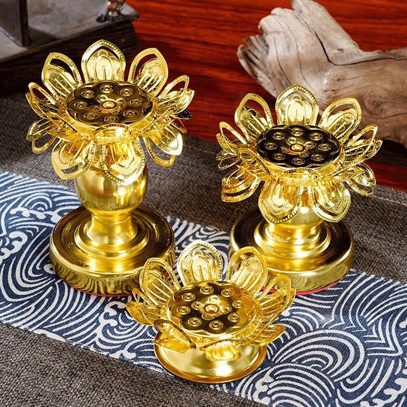 2 stuks houders lotus gouden D - Lighting Decoration For Diwali recensie en prijs