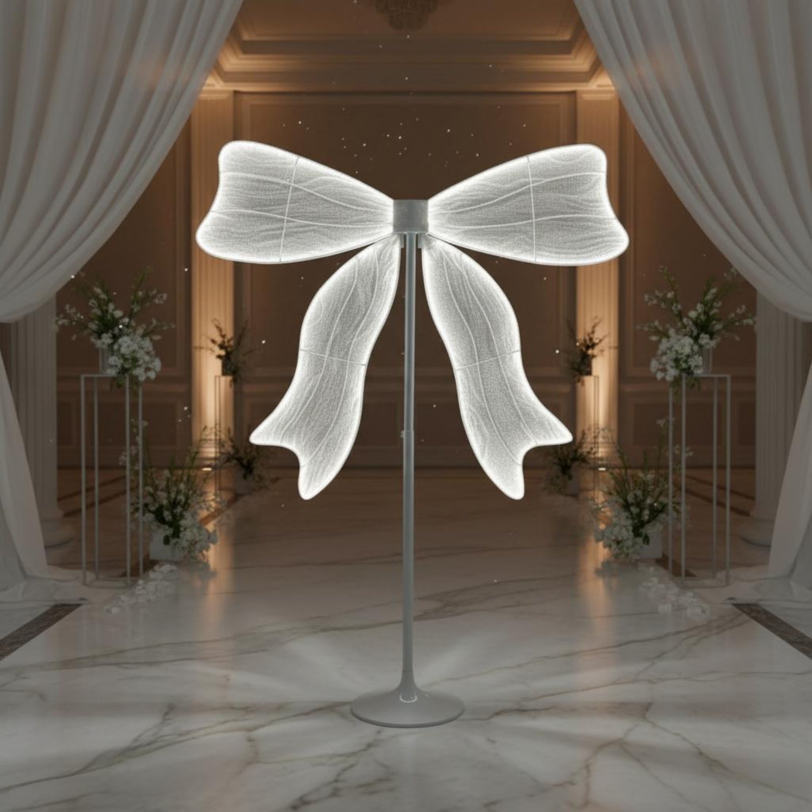 LED-boogdecoratie fotorekwisie - Lighting Decor Photos recensie en prijs