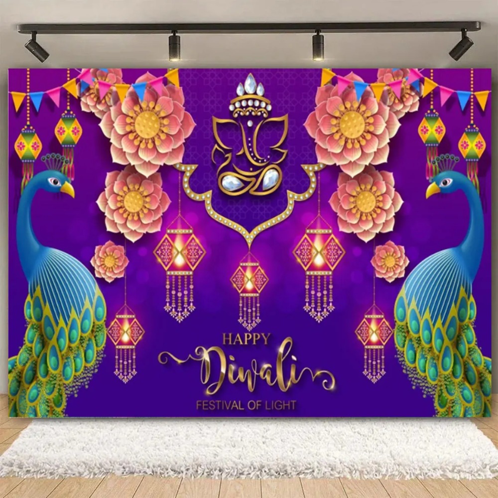 Happy Diwali Festival Achtergr - Lighting Decoration For Diwali recensie en prijs