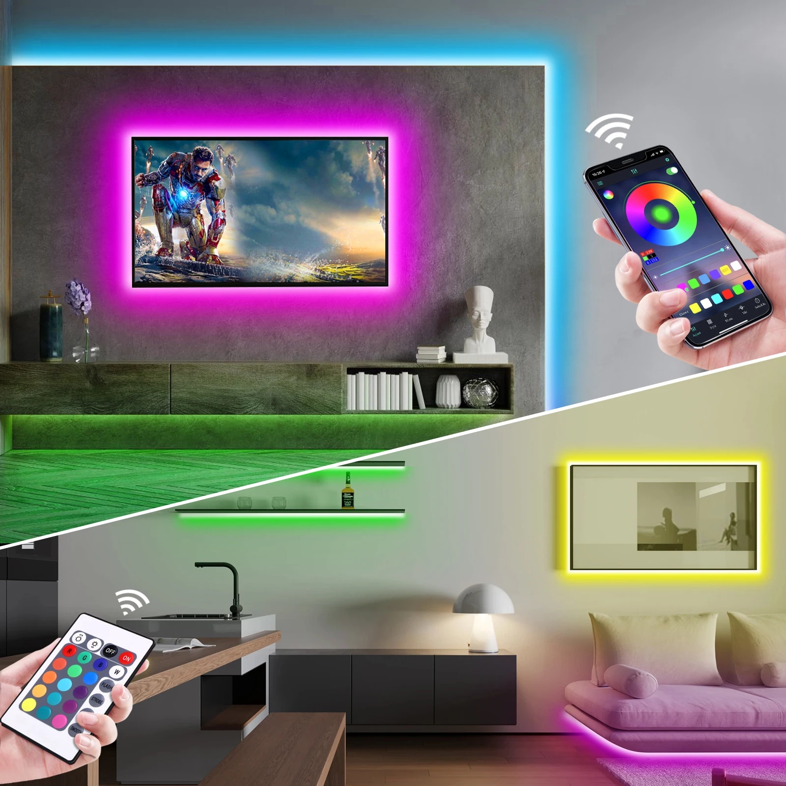 1-5m RGB LED Neon Strip Licht  - Lighting Decor In Room recensie en prijs